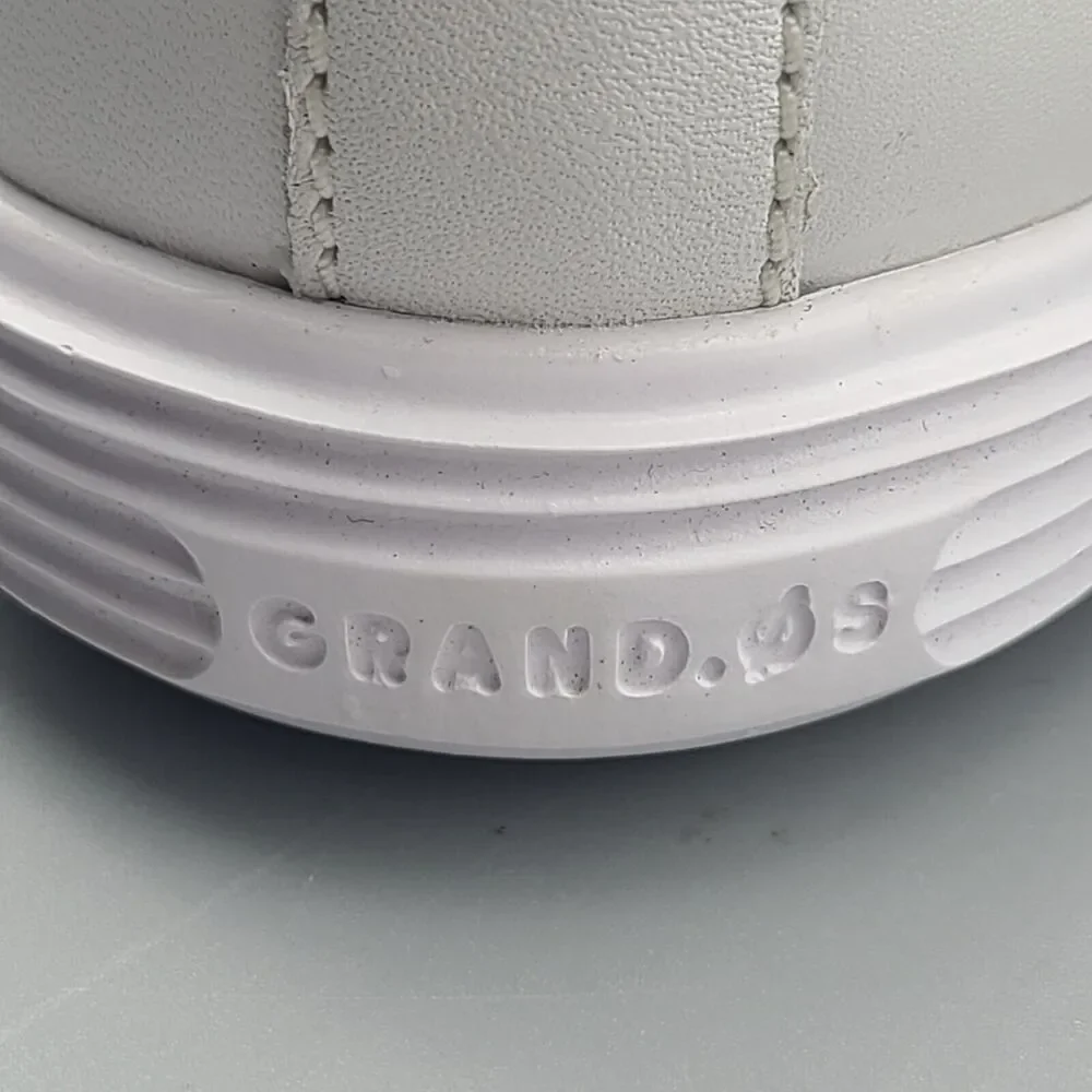 Cole Haan Grand Crosscourt II White Leather Lace-up Sneakers Women Sz 10 new